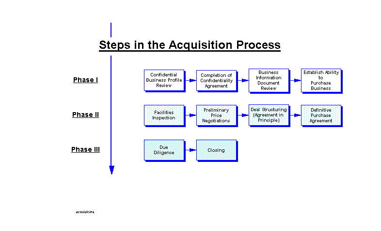 Graphic Flow for the Merger & Acquisition Process